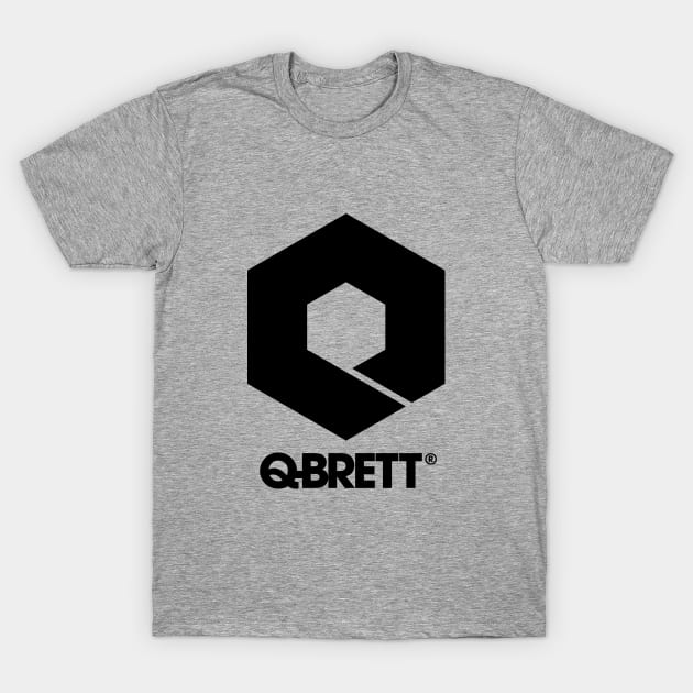 Q-BRETT (black) T-Shirt by ikaradesign